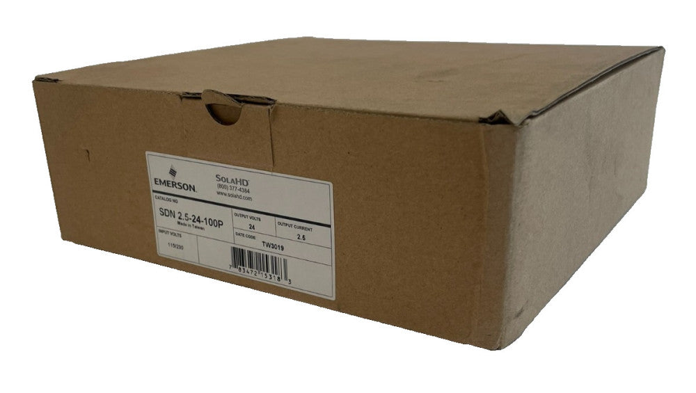 NEW EMERSON SOLA SDN2.5-24-100P POWER SUPPLY SDN2524100P