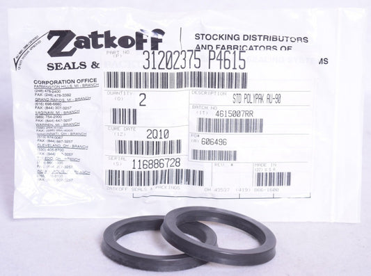 2 Count Zatkoff Seals 31202375 P4615 STD POLYPAK AU-90