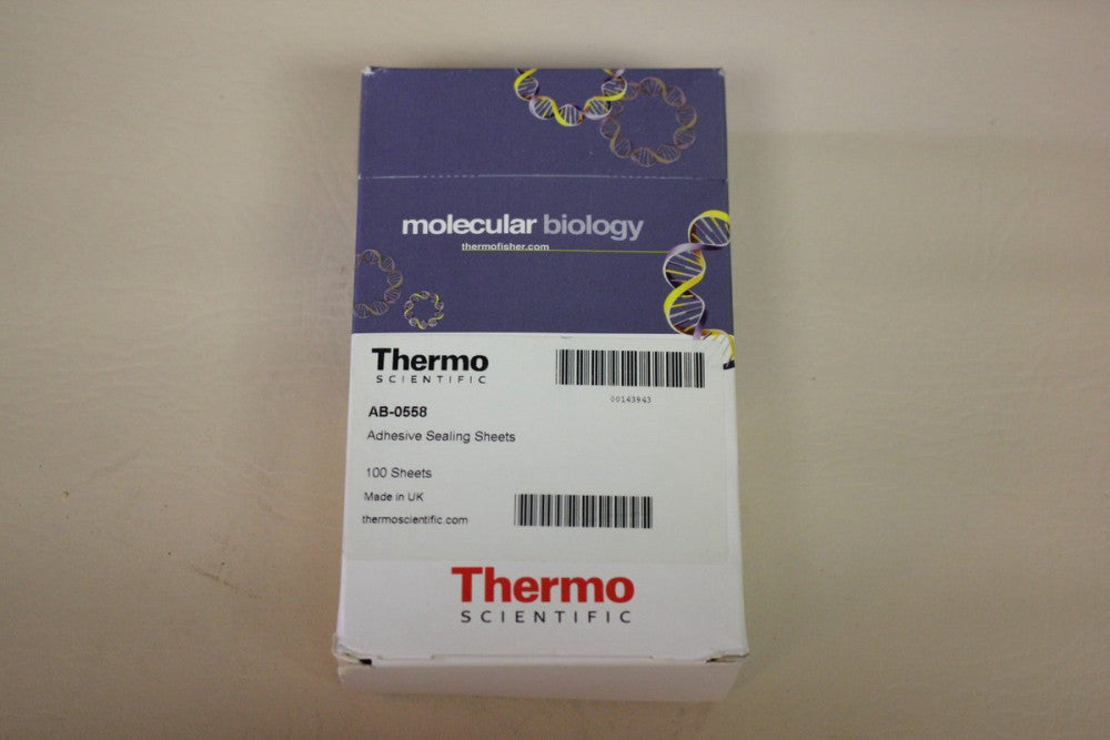 100 NEW THERMO SCIENTIFIC ADHESIVE SEALING SHEETS AB-0558