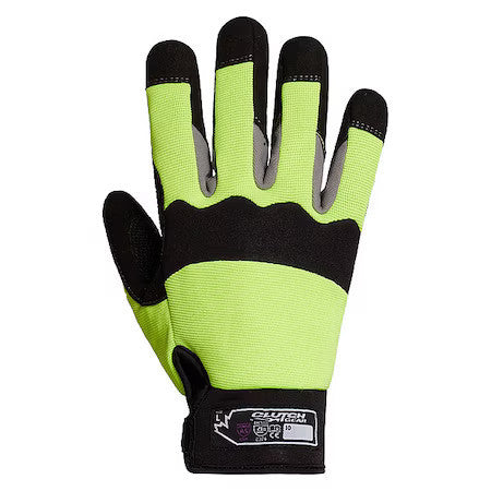 Superior Glove Mxhv2pb-L Mxhv Mechanics Gloves, Synthetic Leather Palm, L,