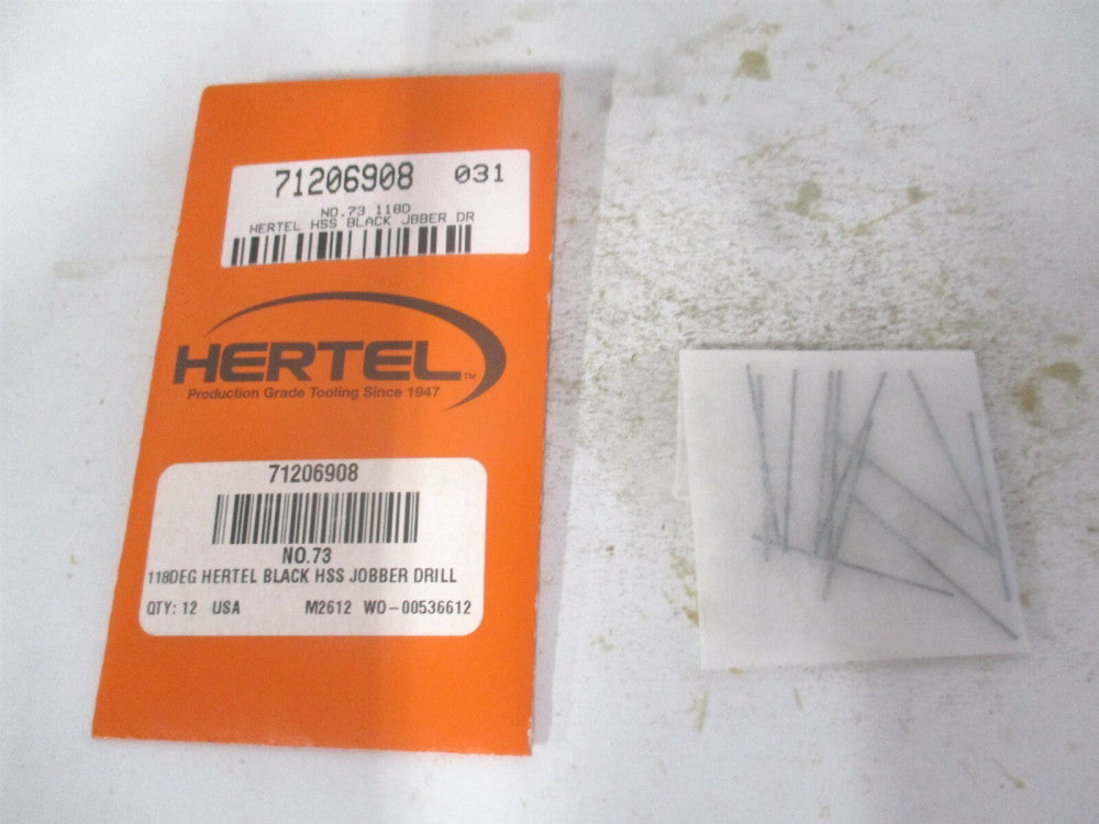 (71206908) #73 5/16" x 1-1/8" OAL 118° HSS Spiral Jobber Drill - Qty 11