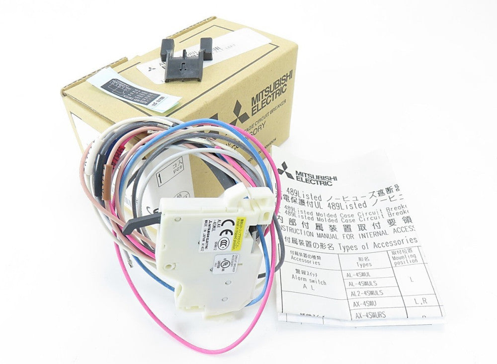Mitsubishi ALAX-4SWUL Auxiliary and Alarm Contact Switch Block NEW IN BOX