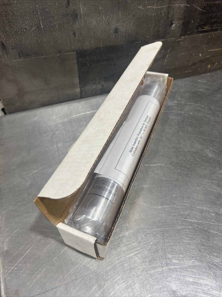 PARKER Aluminum Sample Cylinder 4F-SC500D-A Nos Surplus