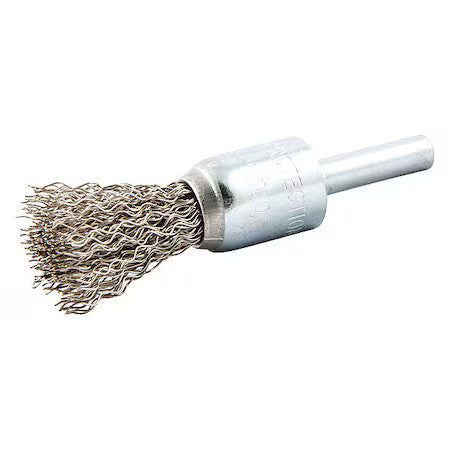 Zoro Select 66252838888 Crimped Wire End Brush,Shank Size 1/4"