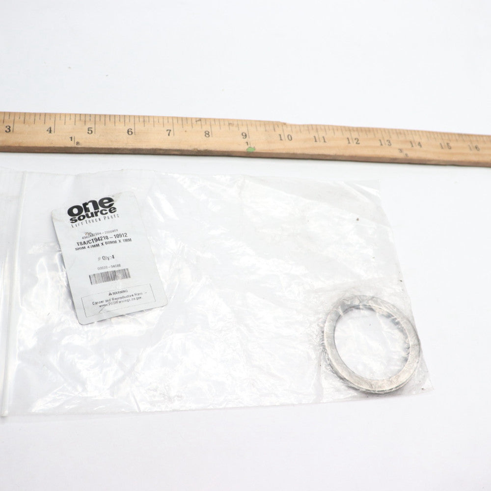 (4-Pk) One Source Bearings Shim for Caterpillar 47mmx 60mm x 1mm CT94210-10912