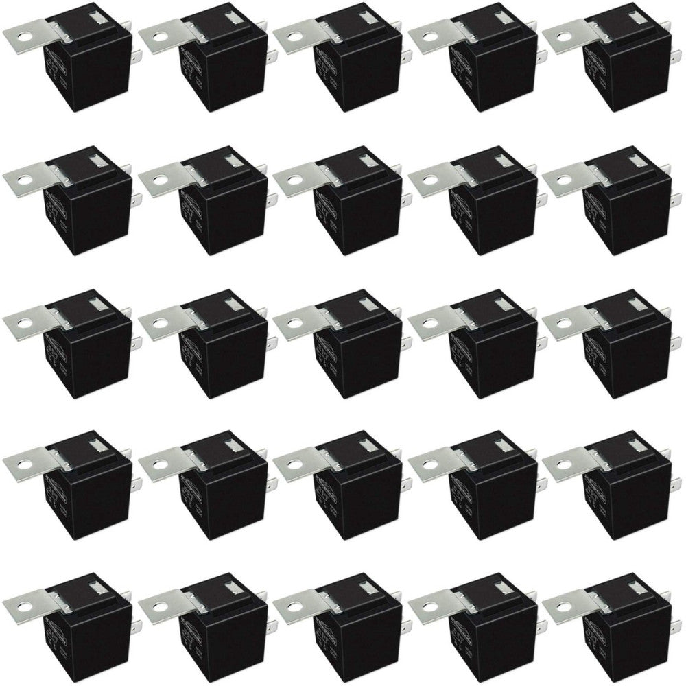 Relay 12V 5-pin 40/30AMP Automotive Relay Kit, SPDT 5-Prong Power Trim and Ti...