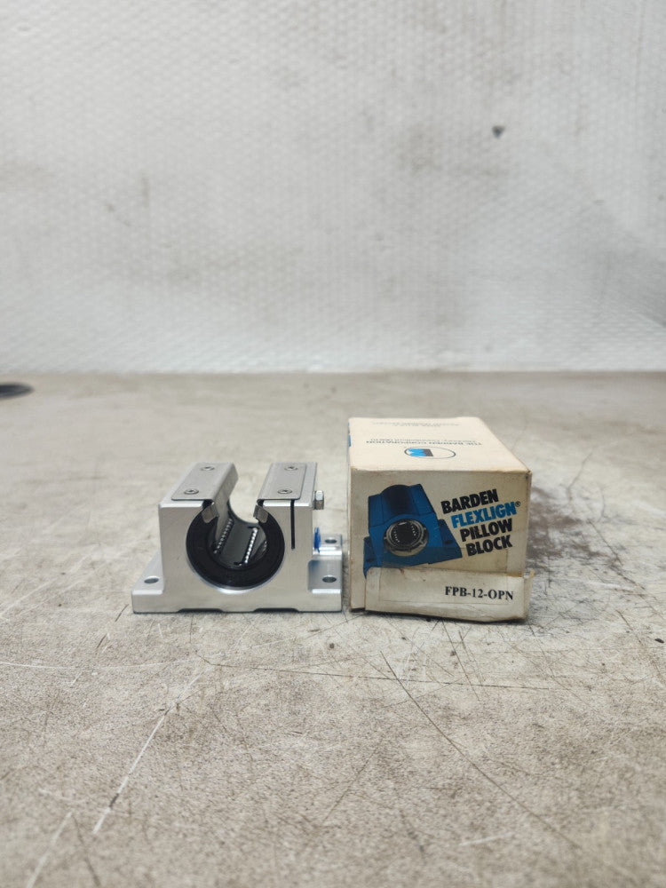 NEW IN BOX BARDEN FLEXLIGN PILLOW BLOCK FPB-12-OPN