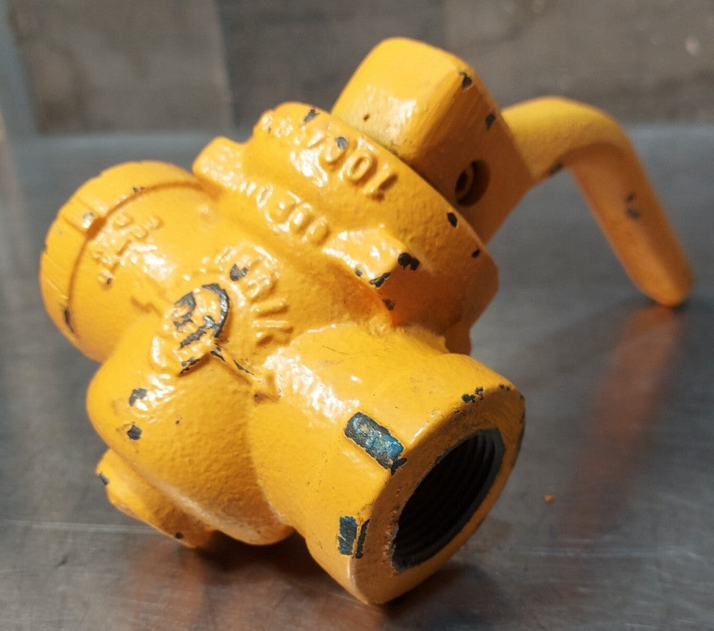 Dezurik 1" NPT Shut-Off Gas Valve 175 WOG w/ Handle