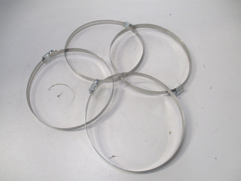 (MS01B127178B) 5 to 7″ Stainless Steel/Carbon Steel Worm Drive Clamp - Qty 4
