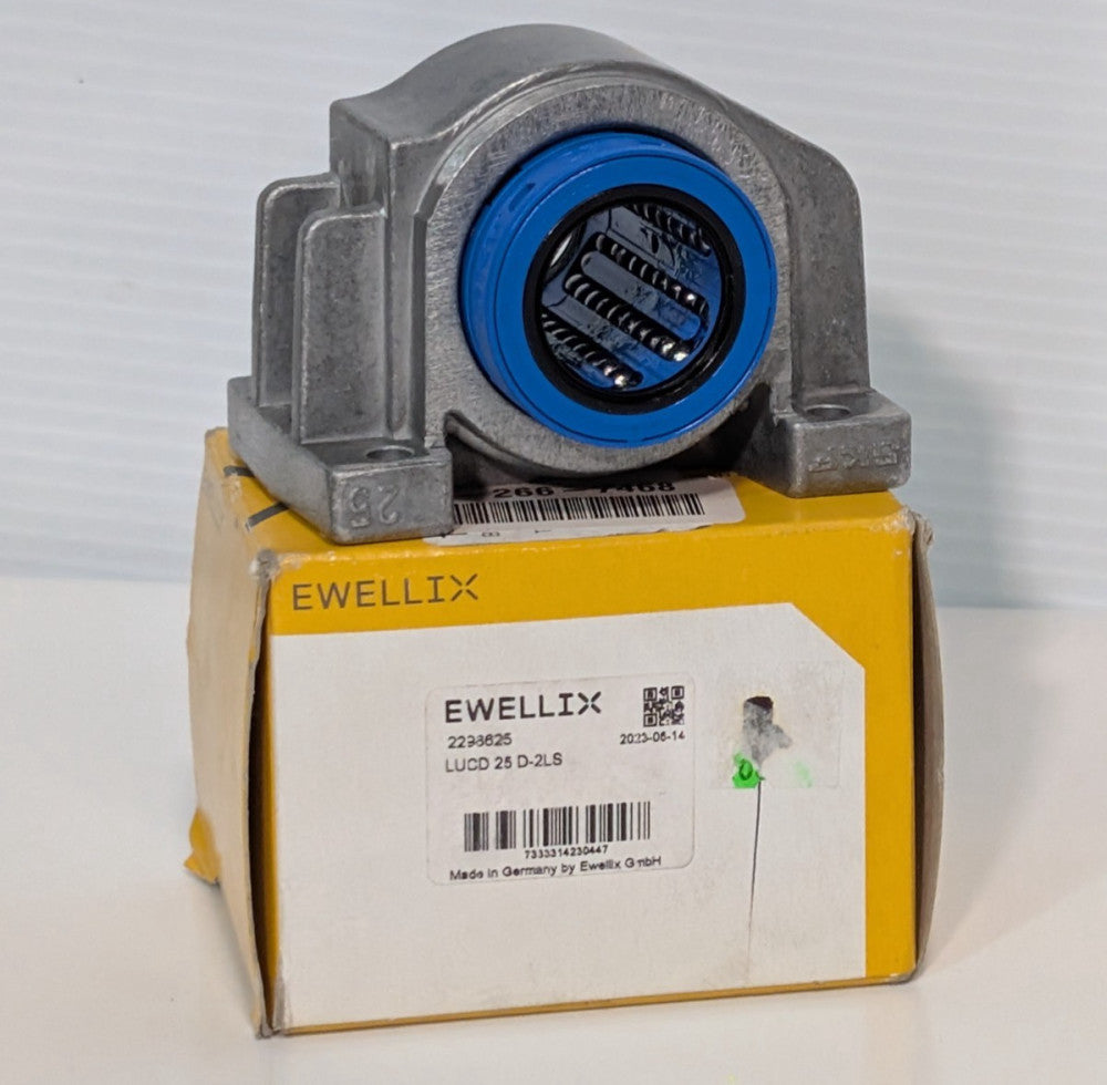 Ewellix LUCD 25 D-2LS Linear Ball Bearing Unit 2298625, 25mm, Made in Germany