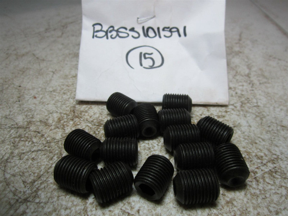 Brighton Best (101591) 1/2-20 UNF, 5/8" OAL, Cup Point Set Screw - Pack of 15