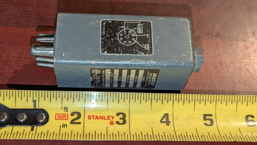 Agastat Time Delay Relay 2705A65G 18-32VDC 3-300s