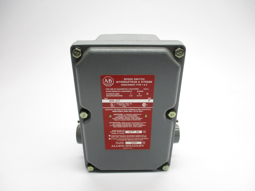 ALLEN BRADLEY 808-J17 SER. F NSNP