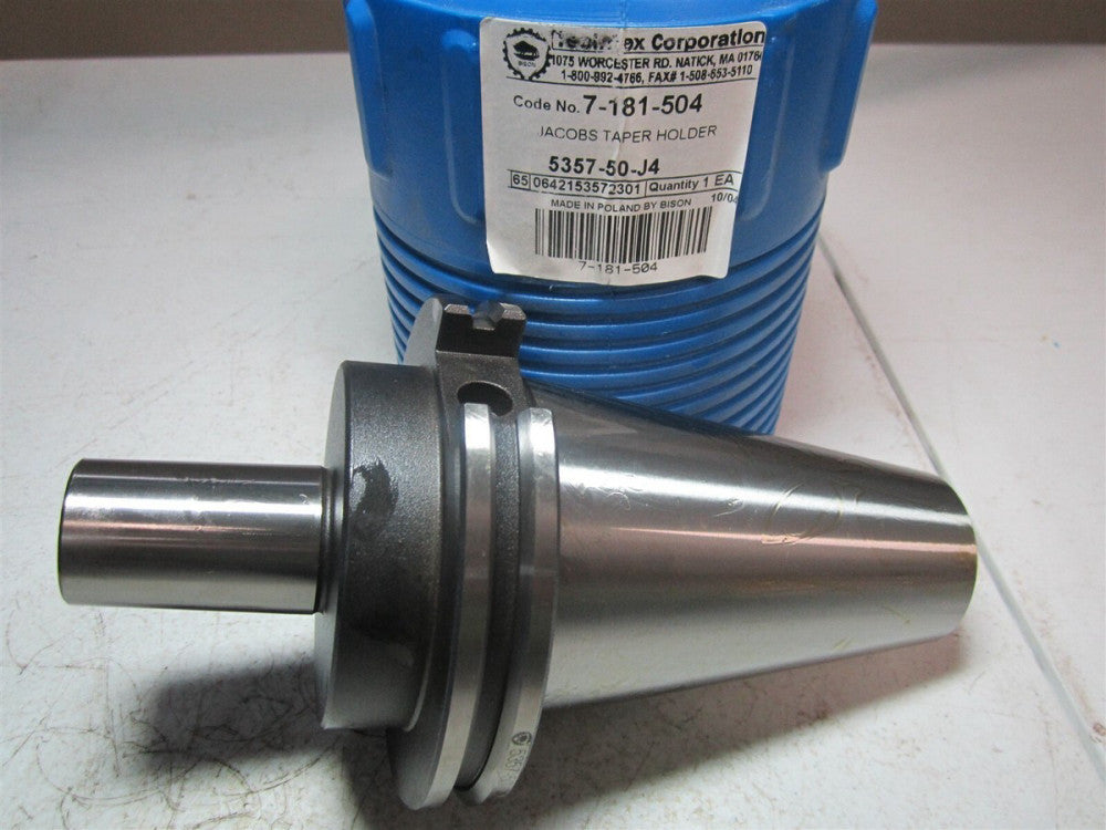 TMX (7-181-504) 5357-50-J4 CAT50 to J4 CAT50 Jacobs Taper Holder