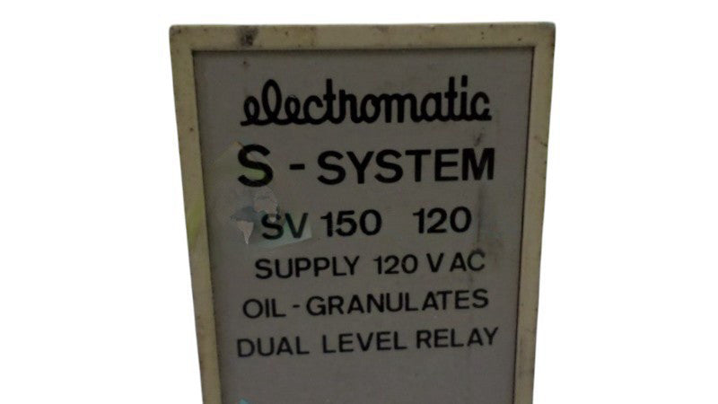 ELECTROMATIC S-SYSTEM DUAL LEVEL RELAY UNMP