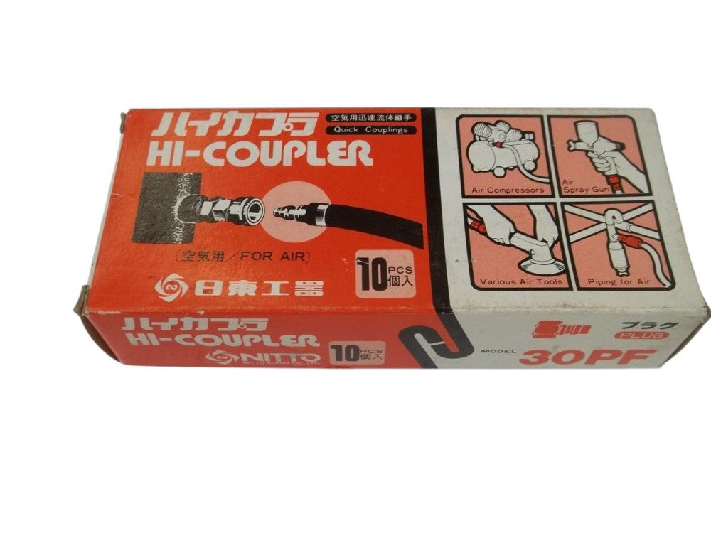 LOT OF 10 NITTO 30PF HI-COUPLER PLUGNSMP