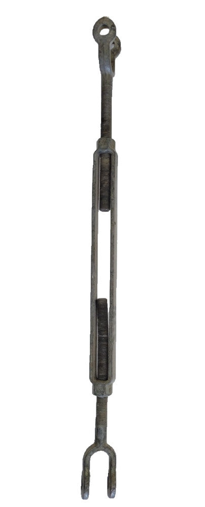 TURNBUCKLE JAW TO JAW 40" X 64" LENGTH, STEEL, TAKE UP: 24" 1-1/4"-7 THREAD SIZE