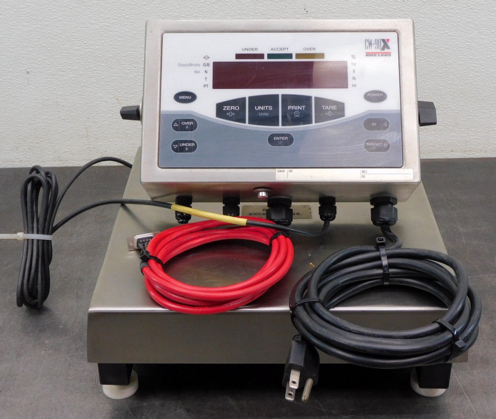 Rice Lake CW90X Digital Checkweigh Indicator 115V AC 2A 50/60Hz w/ BM1212-30