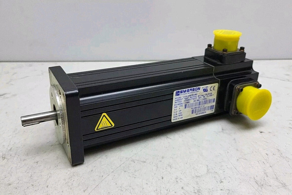 Emerson DXM-208CB-090 Brushless Servo Motor 240 Vac 3A 0.35 kW 0.47 960105-17 A1