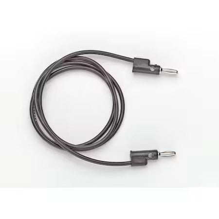 Pomona B-12-0 Banana Plug Patch Cord,12",Black,5000V