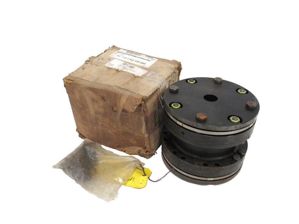 USED REXNORD 262 FLEXIBLE DISC SHAFT COUPLING 5711994 1" BORE SR54RD