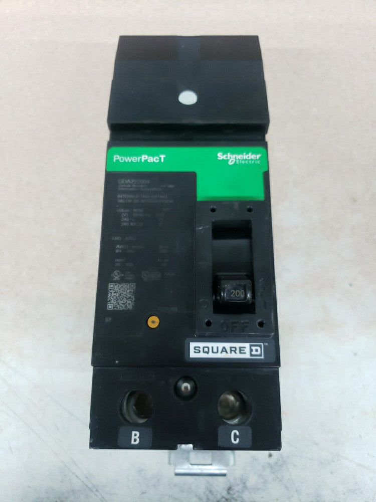 New Old Stock! Square D QDA222004 2 Pole 200A Circuit Breaker