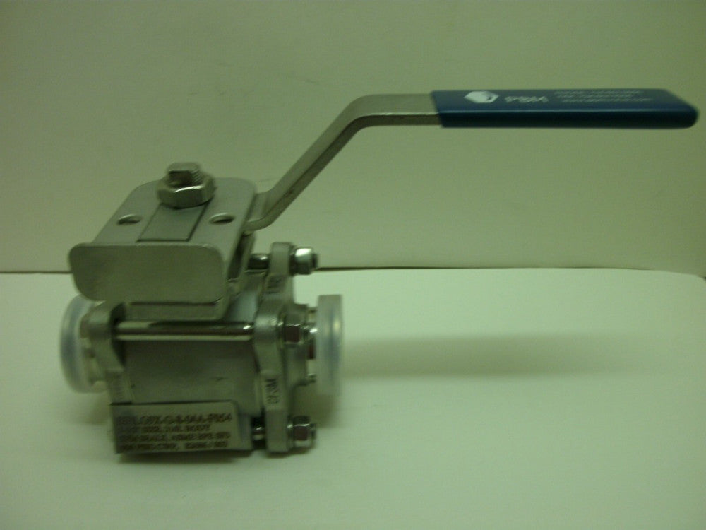 PBM SIHLG9X-G-8-04A-F054 BALL VALVE 1-1/2" 316L TFM 900 PSIG CWP NEW NO BOX.