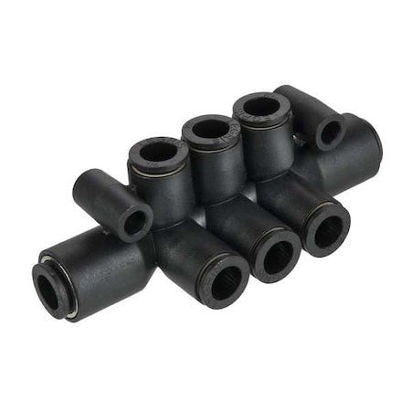 Legris 3306 06 04 Metric Push-To-Connect Fitting