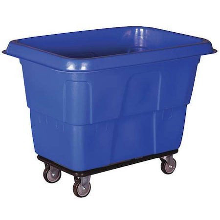 Zoro Select 36Fl37 Cube Truck,6 Cu. Yd.,800 Lb. Cap,Blue