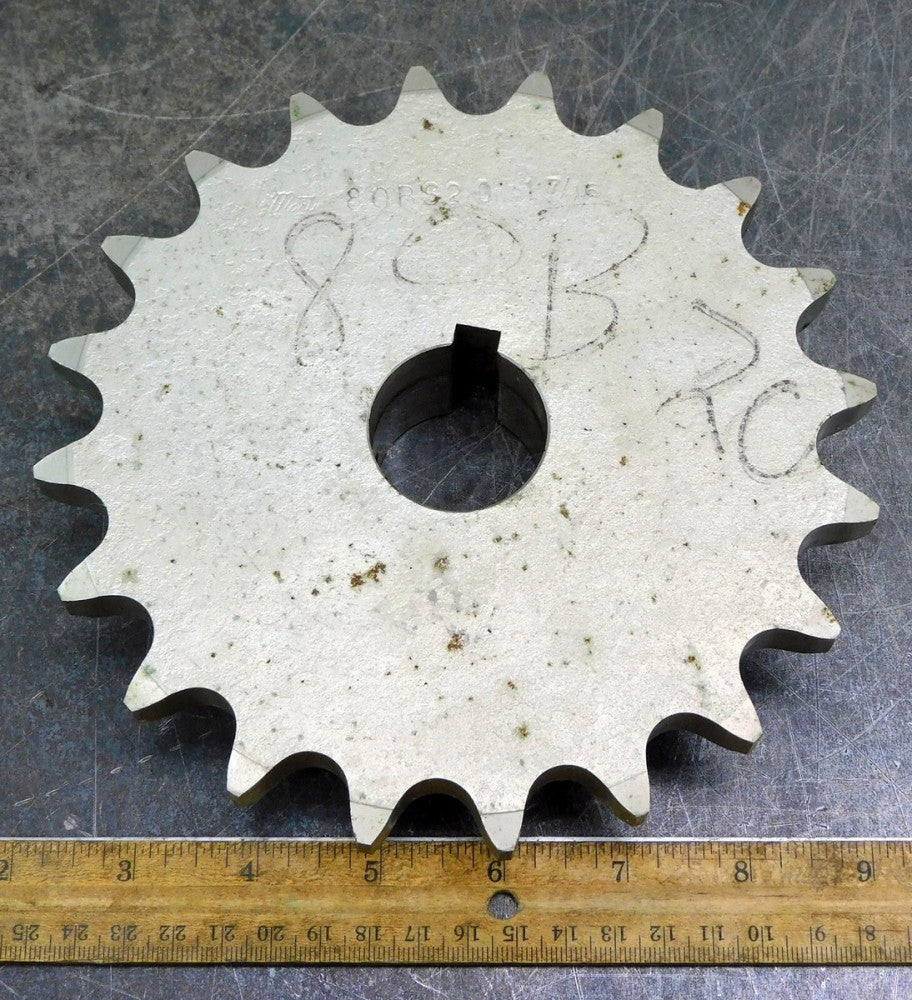 Martin 80BS20 Roller Chain Sprocket #80 20 Teeth 1-7/16" Bore