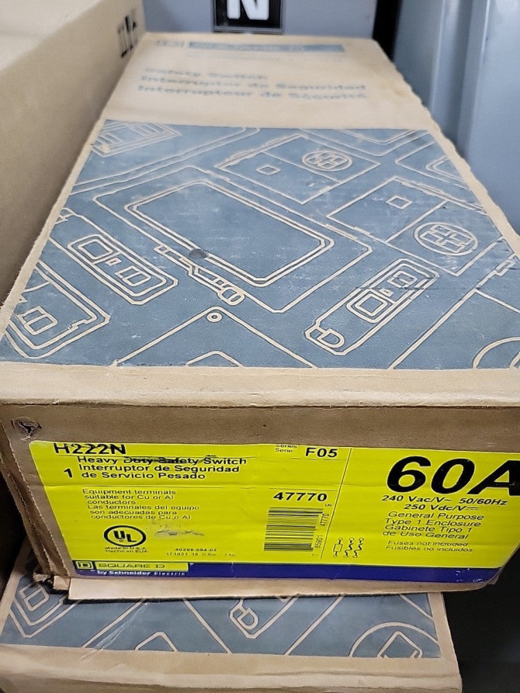 NEW Square D H222N 60A 240V