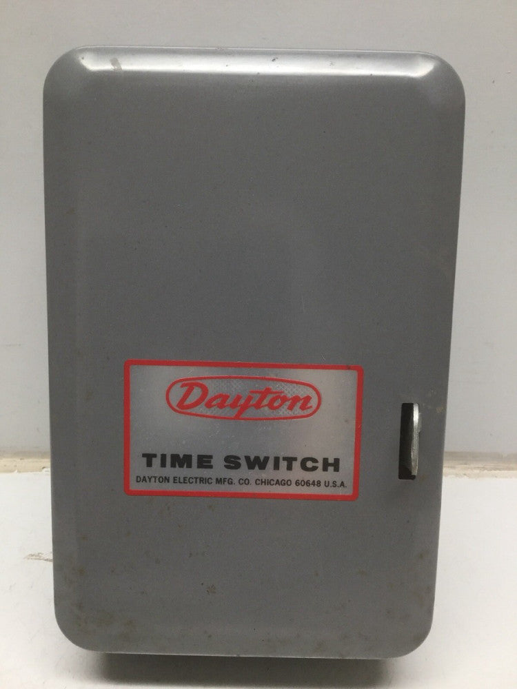 DAYTON 6X761 Program Time Switch W/ Day Skipper, Single Pole Double Throw