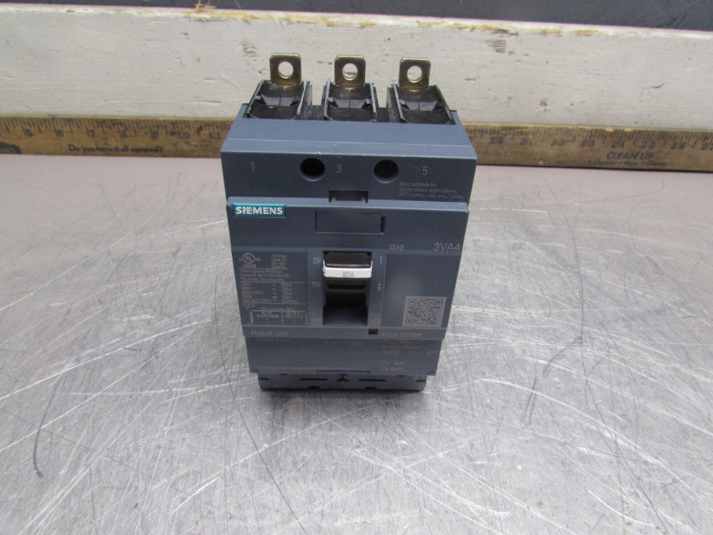SIEMENS  3VA4180-4ED34-0AA0 , CIRCUIT BREAKER , 3P/80A /480V/25kA   MAKE OFFER!