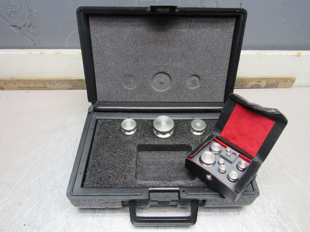 RICE LAKE WEIGHING SYSTEMS CALIBRATION WEIGHT SET 500G-1G CLASS-F 7.84G/CM3 USED