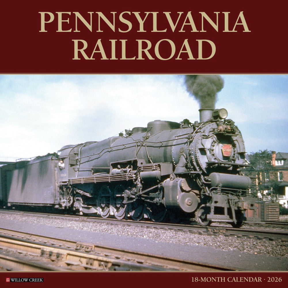 Pennsylvania Railroad 2026 12" x 12" Wall Calendar (free shipping)
