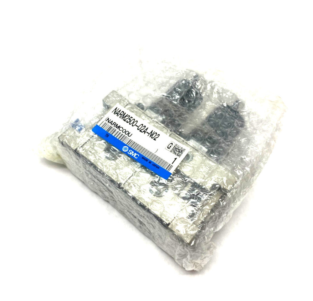 SMC NARM2500-02A-N02 Modular Dual-Regulator Manifold 1/4" NPT