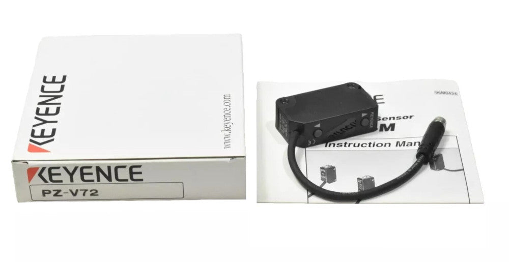 Keyence PZ-V72 Square Reflective Photoelectric Sensor, M8 Connector New