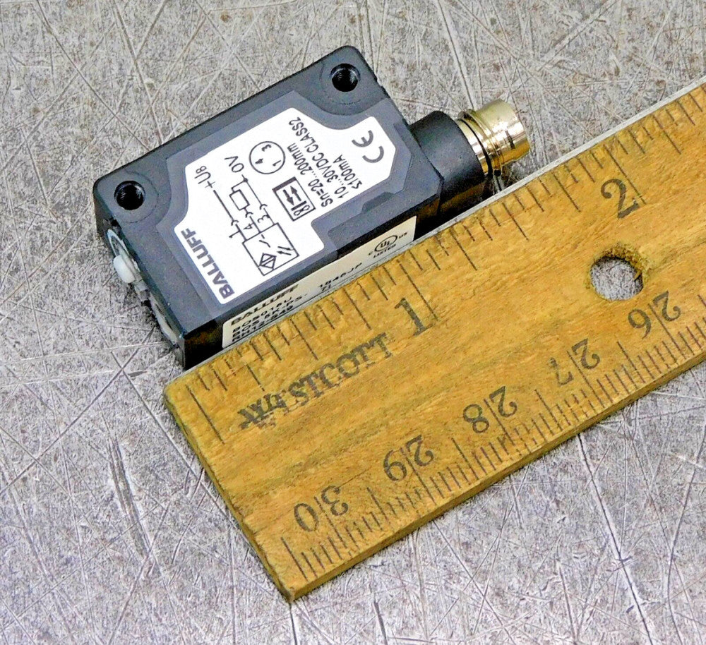 Balluff BOS 5K-PS-RH12-S49 Photoelectric Diffuse Sensor 30V DC 200mm BOS015U