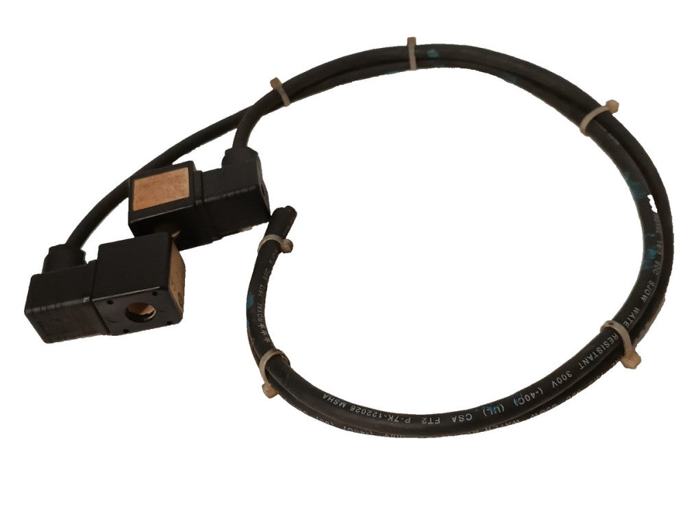 2 Norgren Herion 0200 Solenoid Coils, 120V, 60Hz, 18VA, on DIN valve connectors