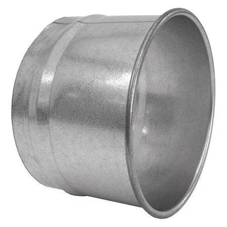 NORDFAB 8040401987 5" x 4" Round Duct Hose Adapter, 22 ga. SS
