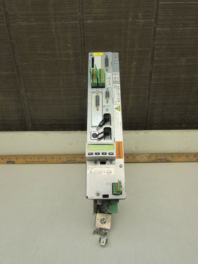 REXROTH INDRADRIVE-C HCS02.1E-W0012-A-03-NNNN SERVO DRIVE w/SERCOS NICE USED !!