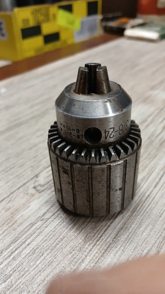 Jacobs Multi-Craft 3/8" Drill Chuck w/ 3/8"-24 Internal Thread  #GS-118