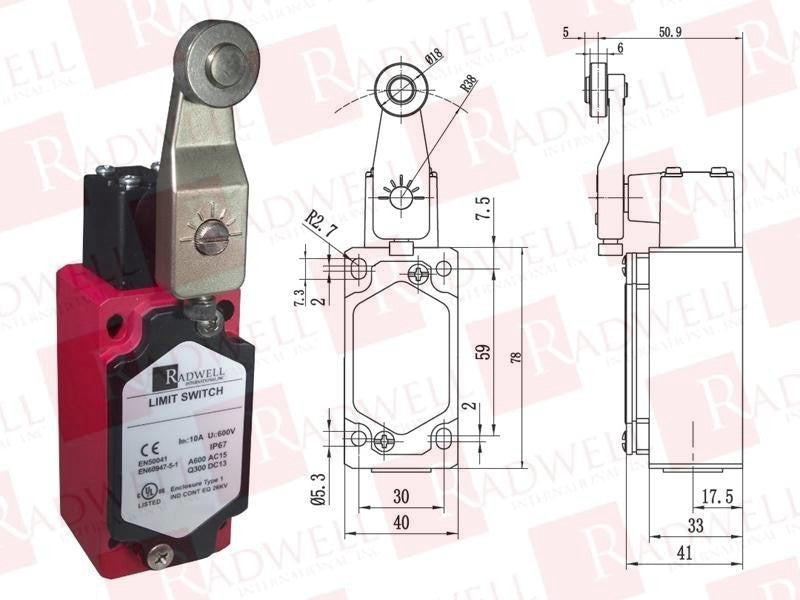 RADWELL VERIFIED SUBSTITUTE D4B-4111N-SUB / D4B4111NSUB (BRAND NEW)