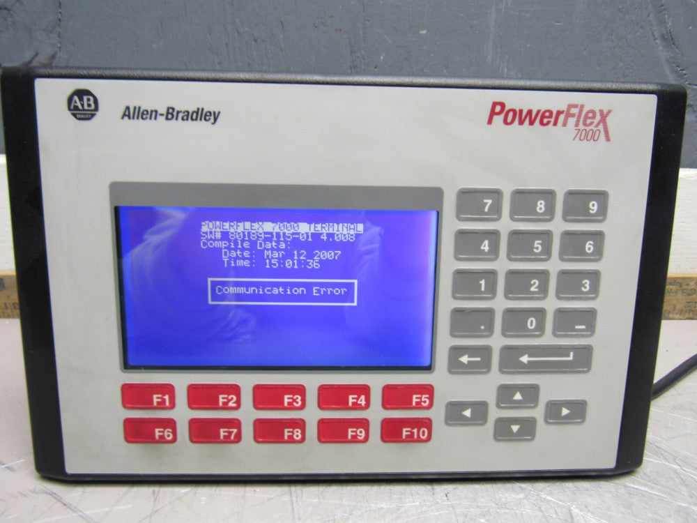ALLEN BRADLEY POWERFLEX-7000 PANELVIEW 2711-K5A5L11P SER-H FRN-4.008 XLNT USED !