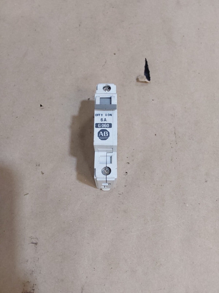 Allen-Bradley G060 1492-CB1 Circuit Breaker, Series B, 6A, 277V 1-Pole