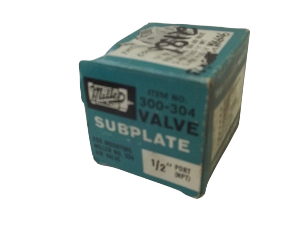 MILLER 300-304 1/2" NPT VALVE SUBPLATE NSMP