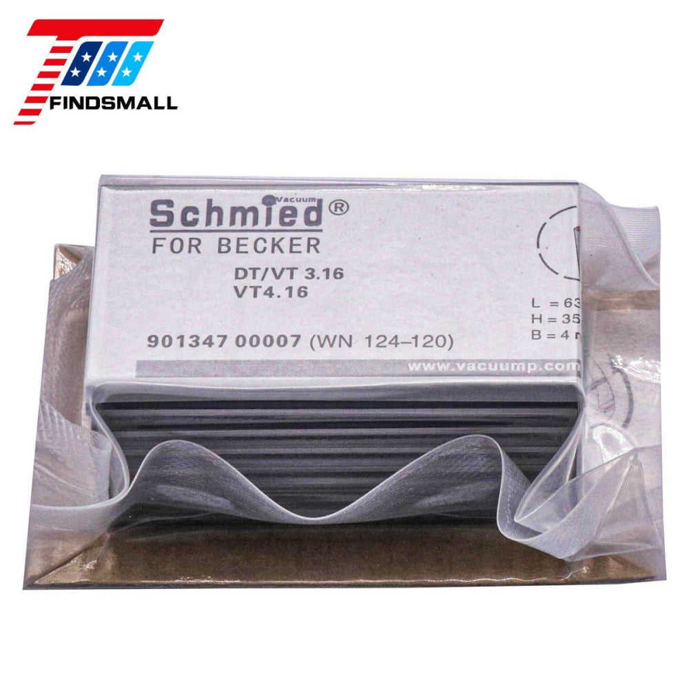 7Pcs Carbon Vanes WN124-120 90134700007 for Becker DT/T/VT 3.16/4.16 63*35.5*4mm