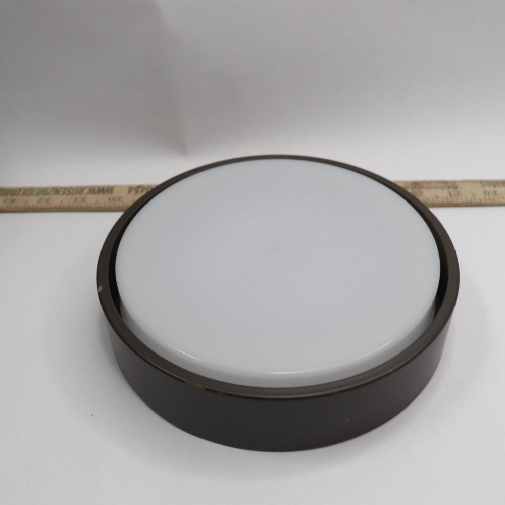 Meridian2 Black 7" Semi-Flush Light Fixture