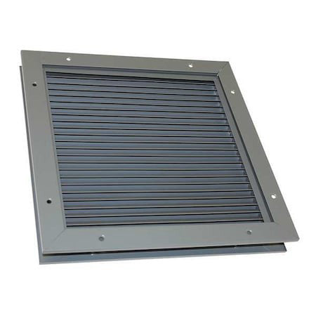 Dayton 6Wrh6 Door Louver,10-1/8 H,10-1/4 W,Steel