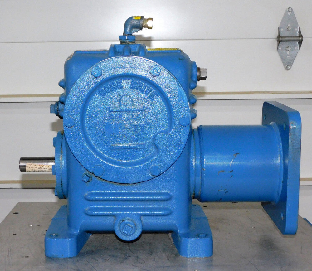 Cone Drive MHU89A242-W5 Gear Box Reducer 10:1 3000 RPM 1 S.F. Ratio 10:1